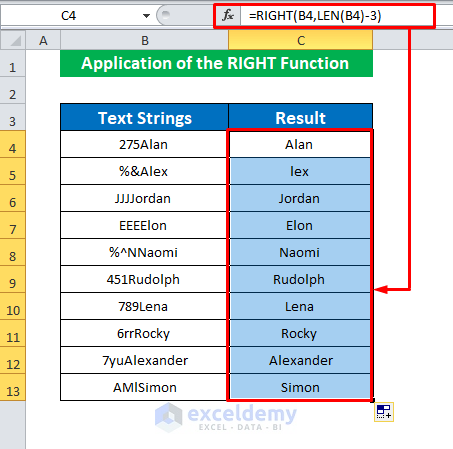 Excel Remove First Three Characters Made Easy