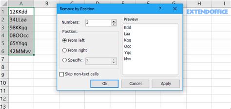 Using a VBA macro to remove last N characters in Excel