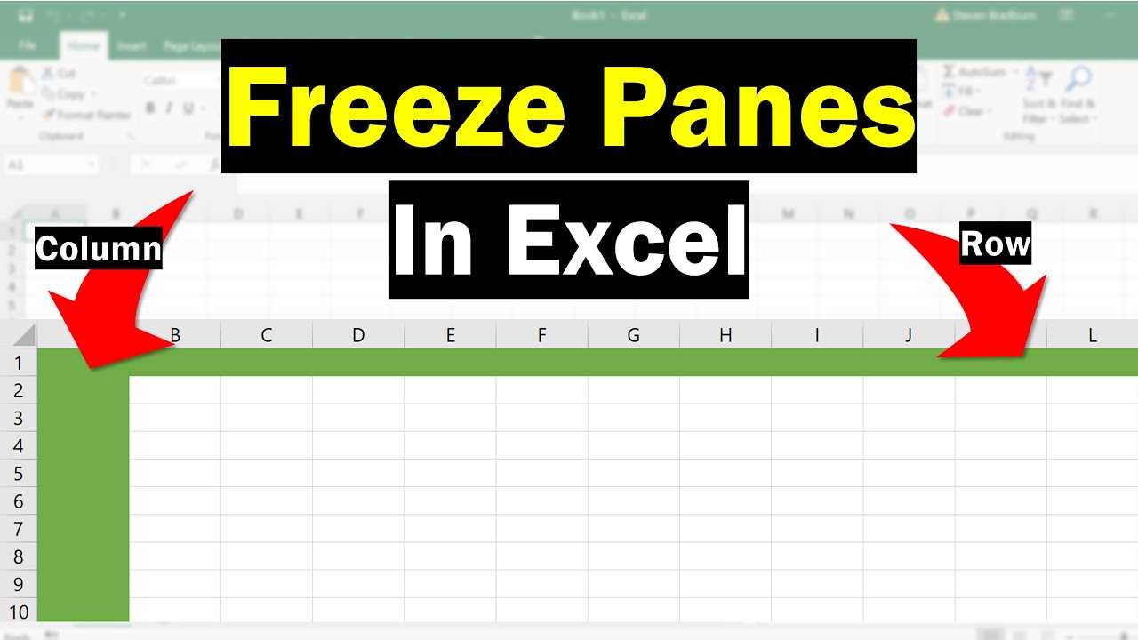 Excel Row Freeze Panes