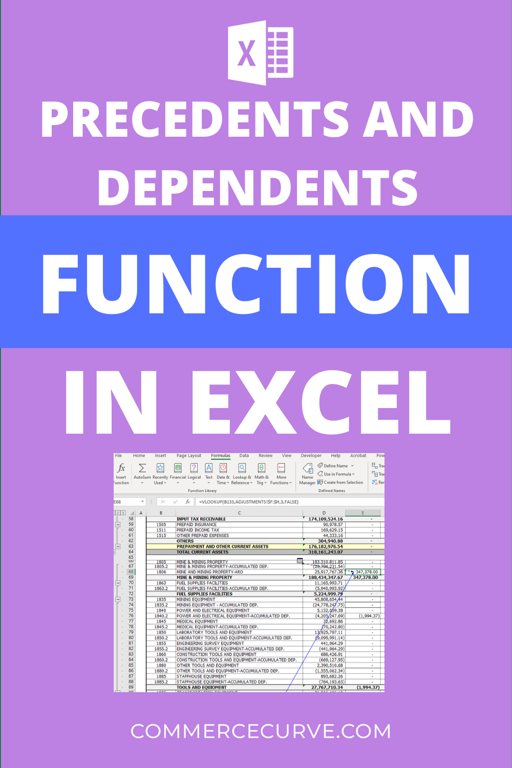 Excel Shortcuts Dependents