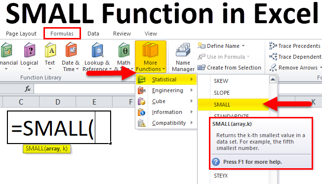 Excel SMALL Function