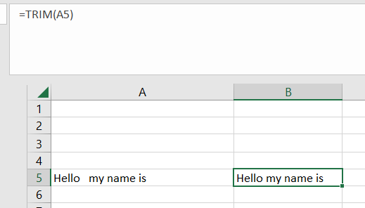 Excel String Functions Example 03