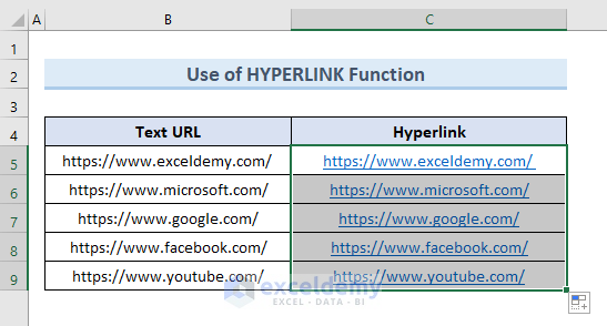 Excel Text to Hyperlink Prevention Methods