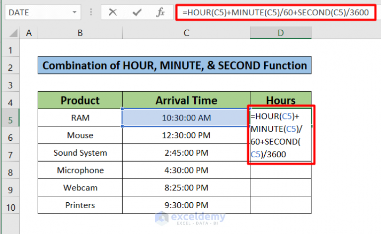 Converting time formats in Excel