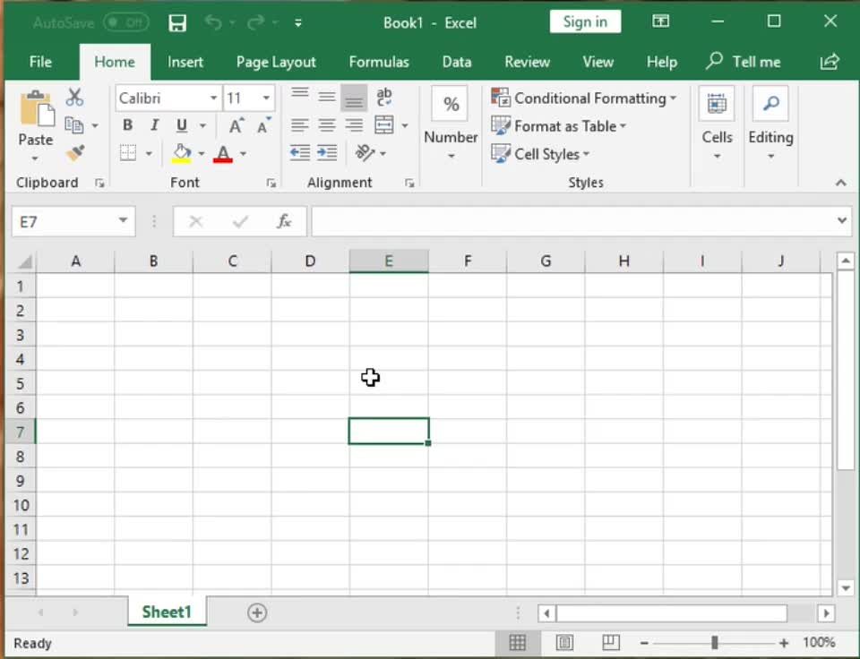 Excel Touchpad Disable