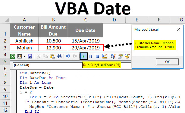 Excel VBA Date and Time