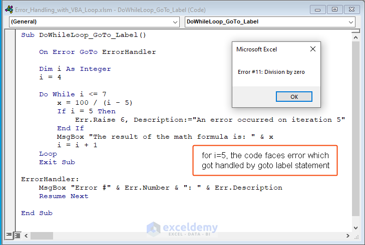 Excel VBA For Loop Common Errors