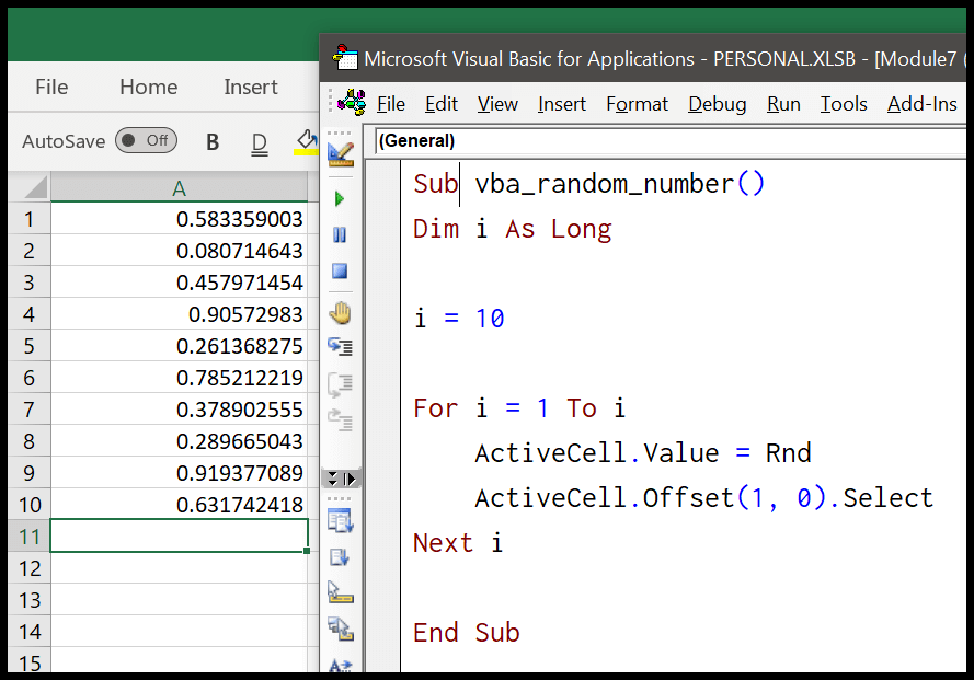 Excel VBA Random from External Source