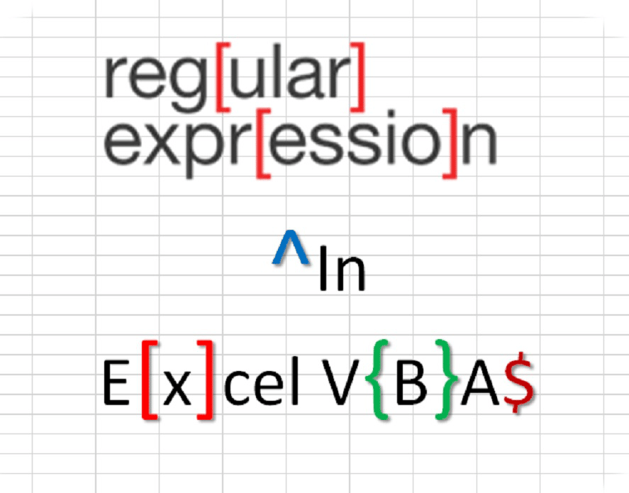 Using regular expressions in Excel VBA