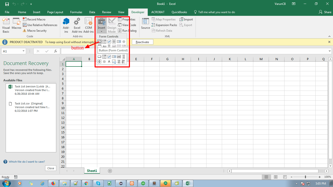 Excel VBA Script