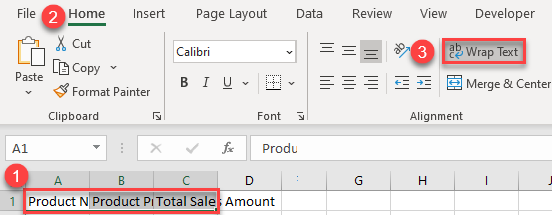 Excel Word Wrap Solutions