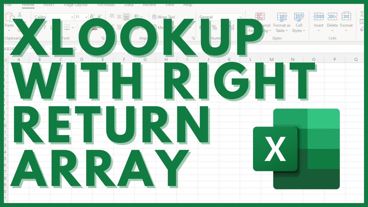 Excel XLOOKUP Returns Array