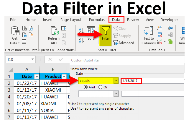 Filtering Excel Data