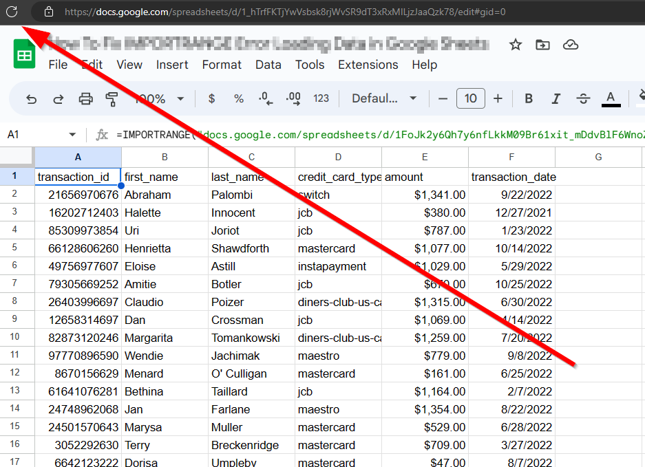 Google Sheets Filter with IMPORTRANGE Common Errors