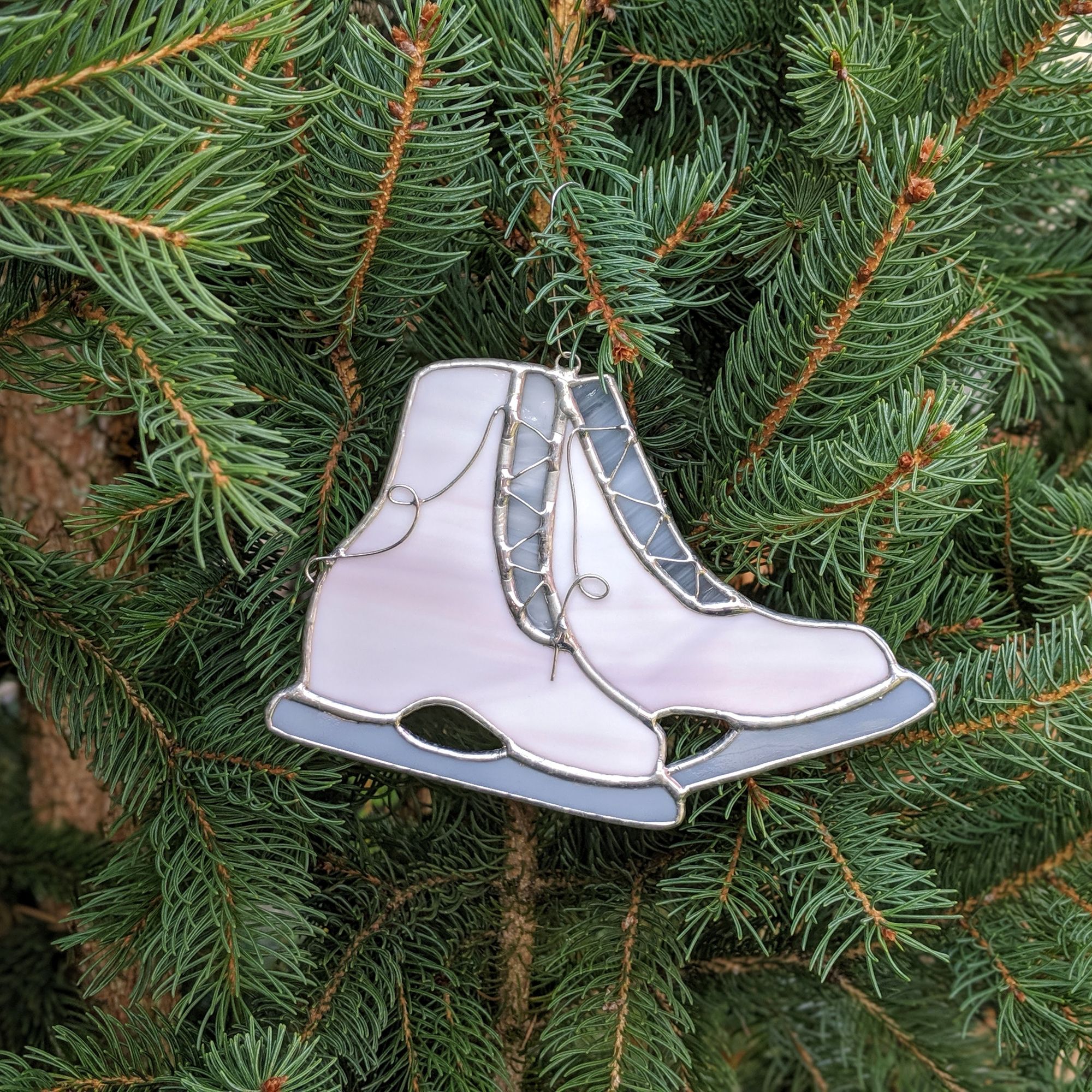 Ice Skate Christmas Tree Ornaments To Hang