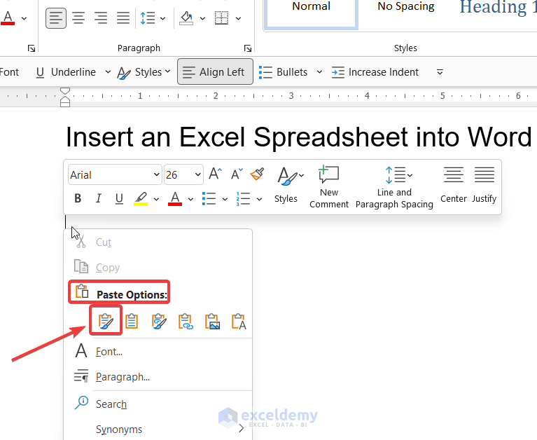 Insert Excel Sheet Into Word Easily And Efficiently