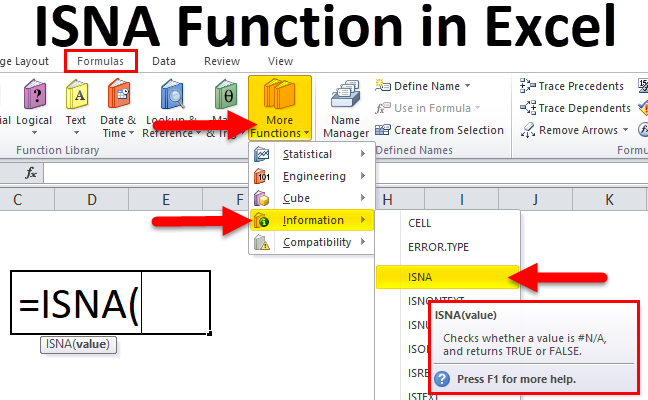 ISNA Function Example