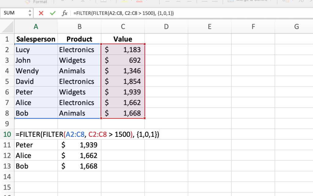 Master Excel With 5 Nested Filter Function Hacks