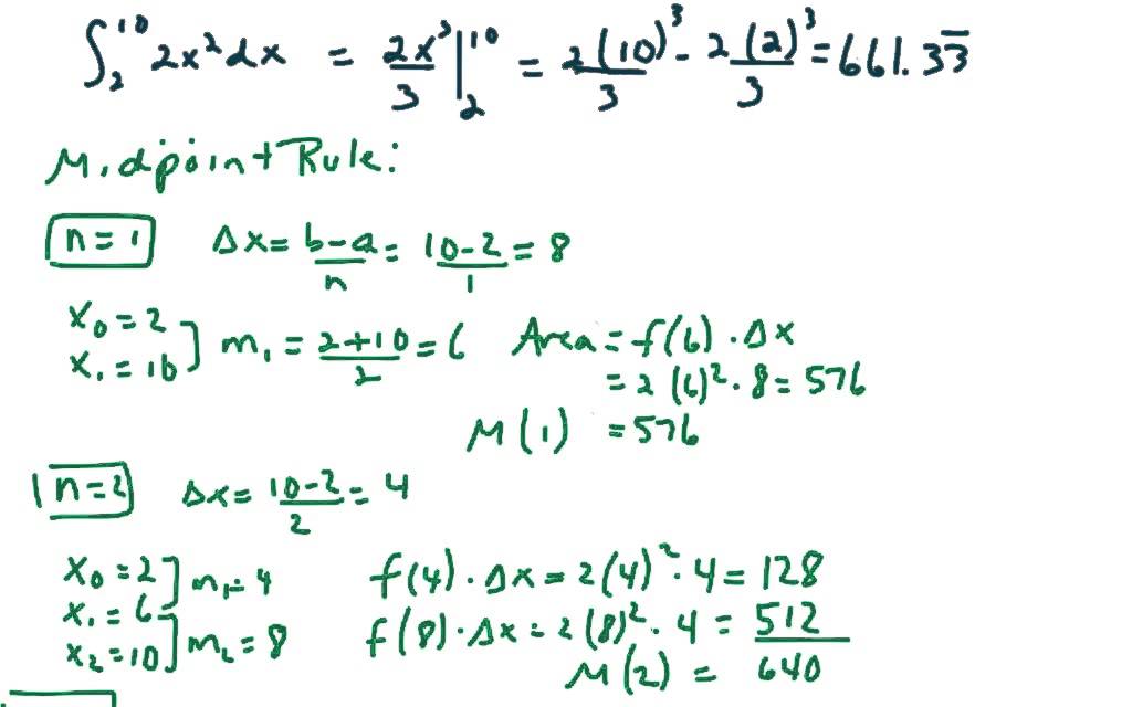 Numerical Integration Example 3