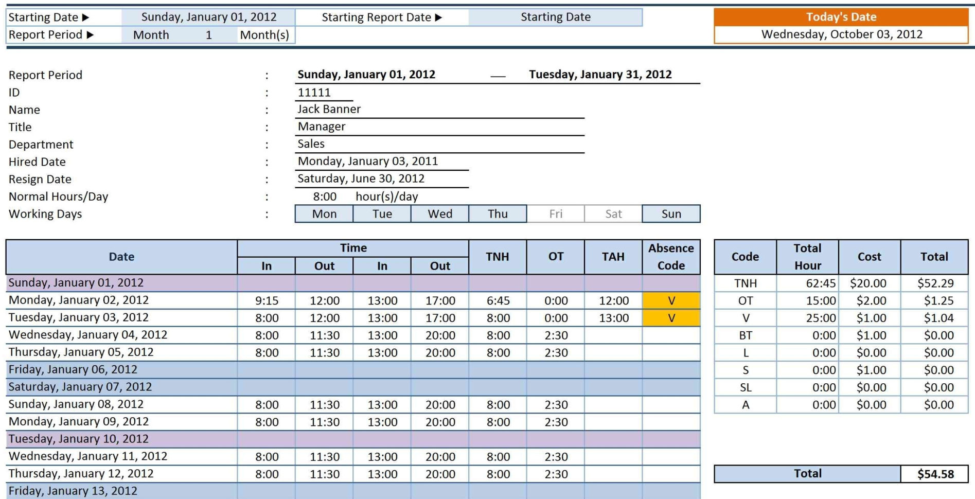 Pto Tracker Excel: Simplify Employee Time Off Management