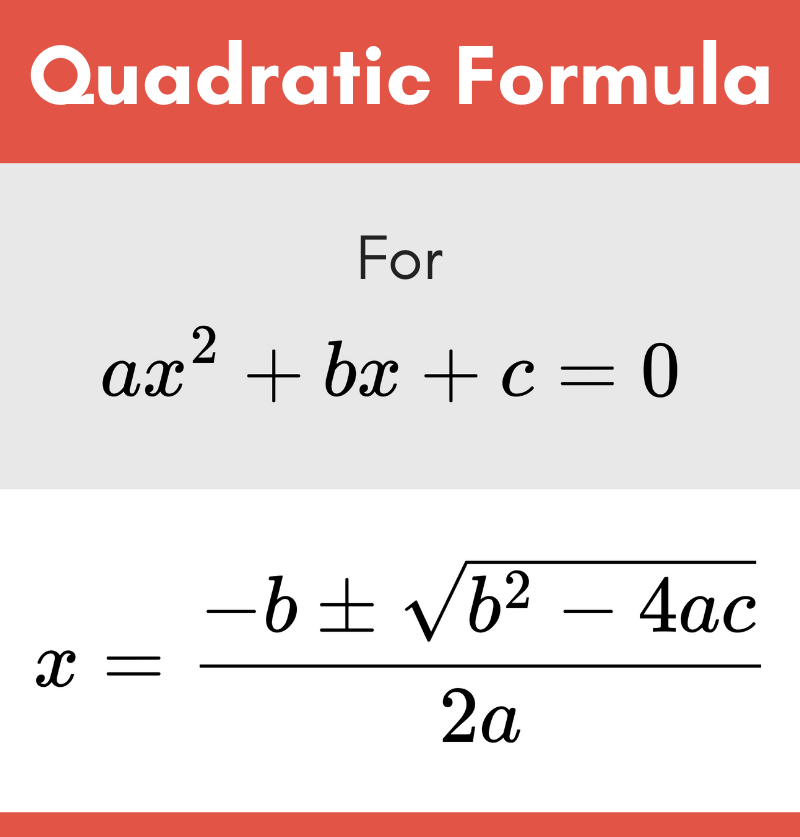 Quadratic Formula Calculator