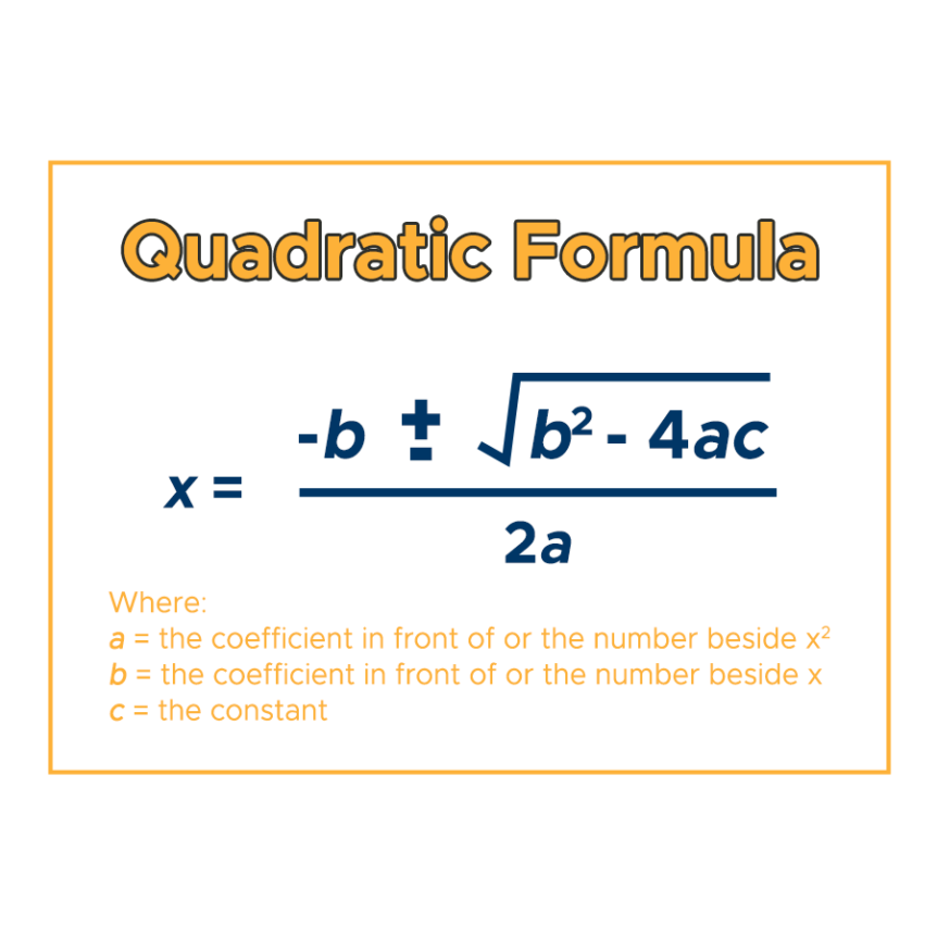 Quadratic Formula Equation