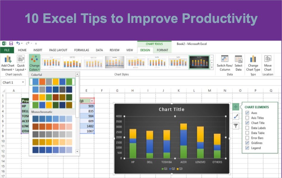 quick excel tips and tricks for better productivity