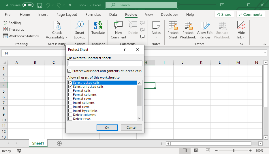 remove excel worksheet protection vba