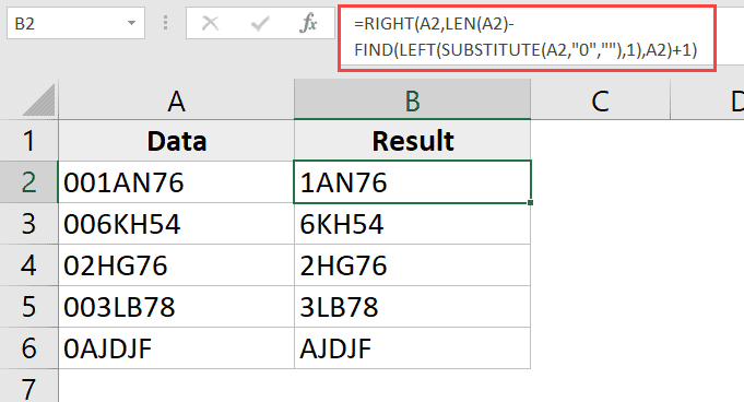 Remove Leading Zeros In Excel Quickly And Easily