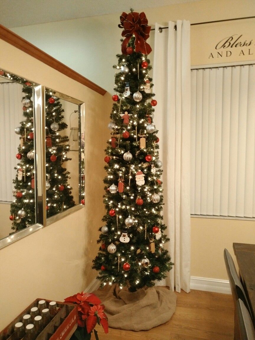 Tall And Thin Christmas Tree Decorating Ideas