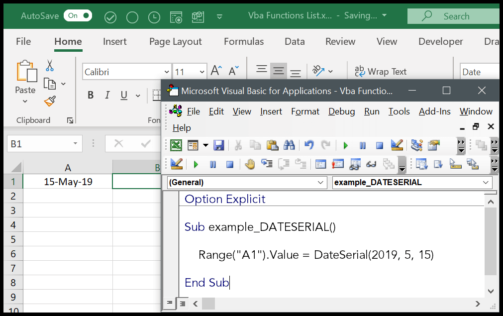 VBA Date Search Tutorial