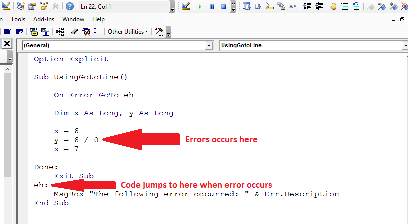 VBA Error Handling Example