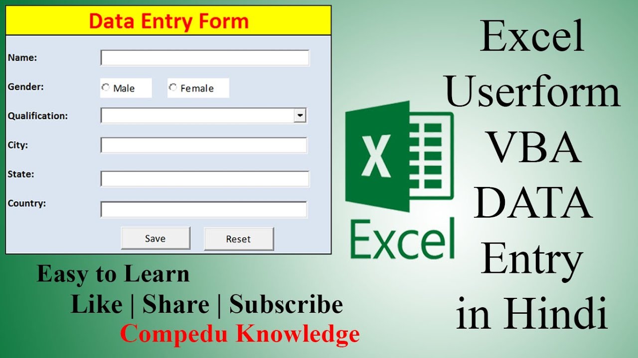 VBA UserForm Yes No