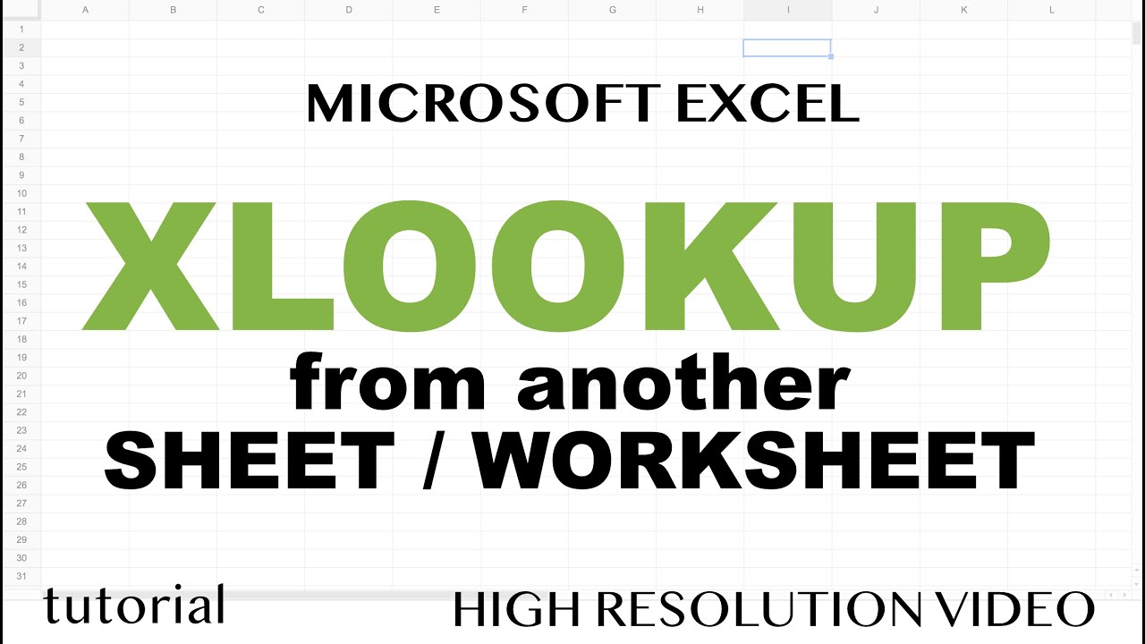 Xlookup From Another Sheet Made Easy