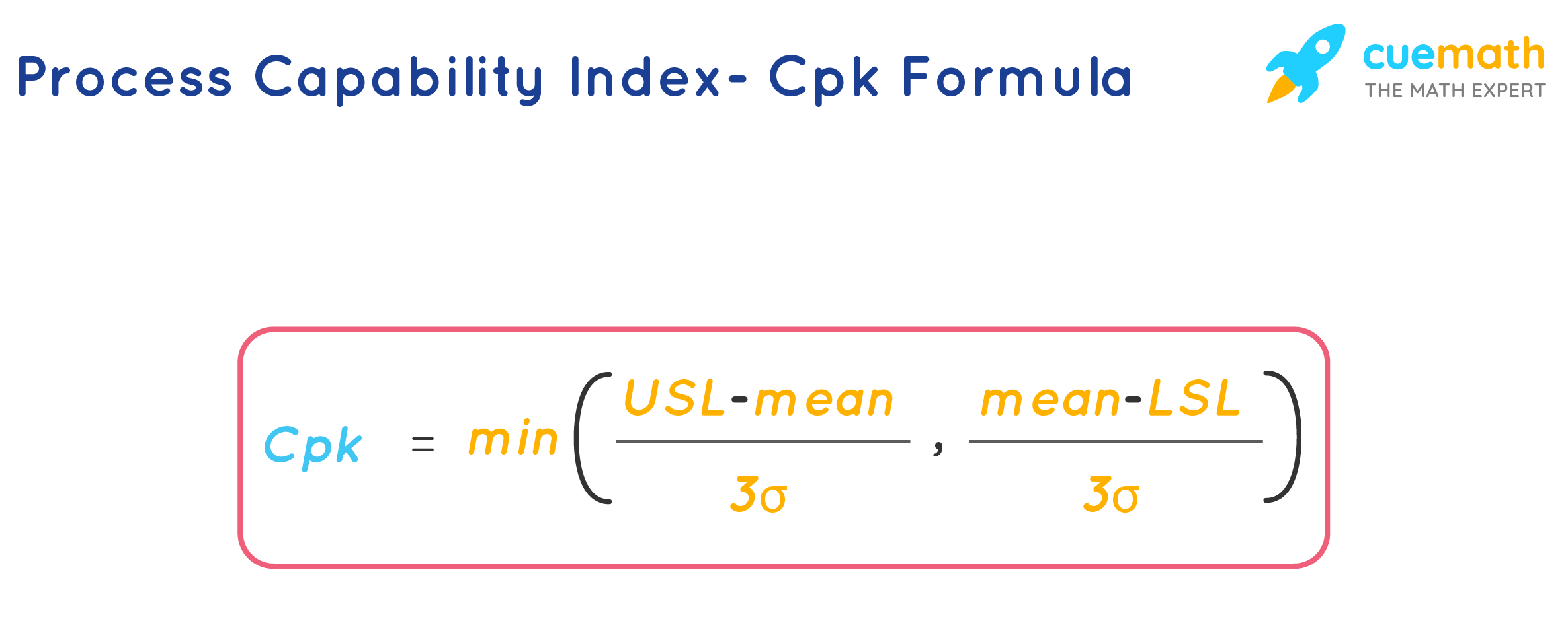 Calculating Cpk Value