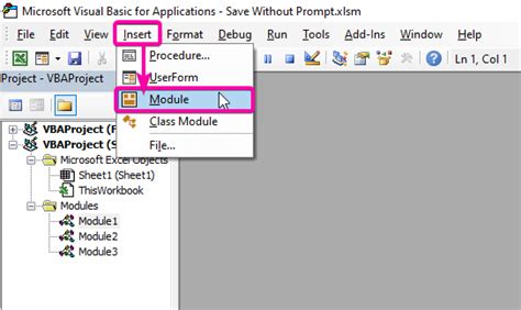 Excel VBA Save Without Prompt