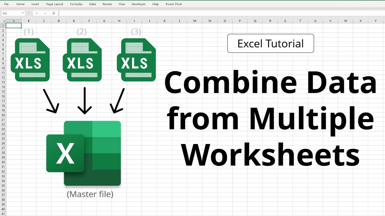 Combining worksheets in Excel