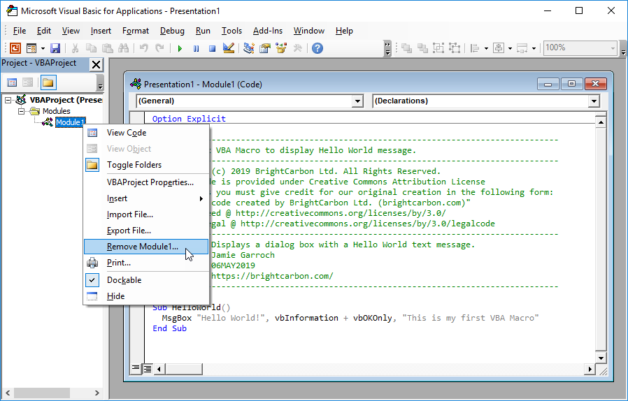 PowerPoint VBA Codes